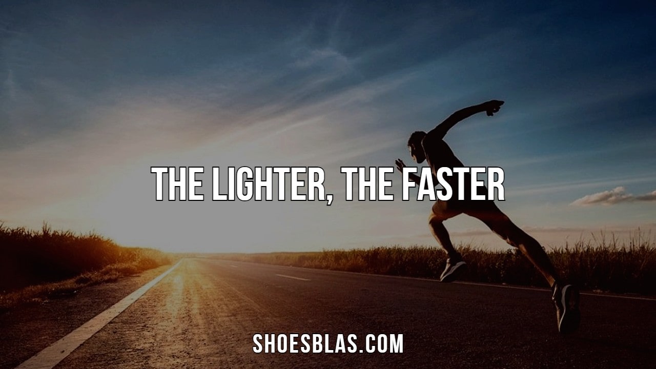 lightweight running shoes make you faster