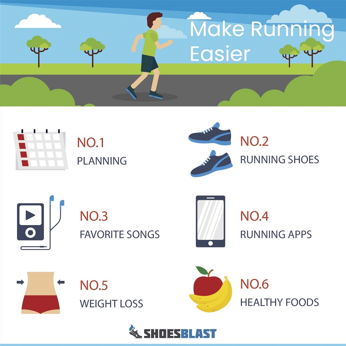 tips to make running easier